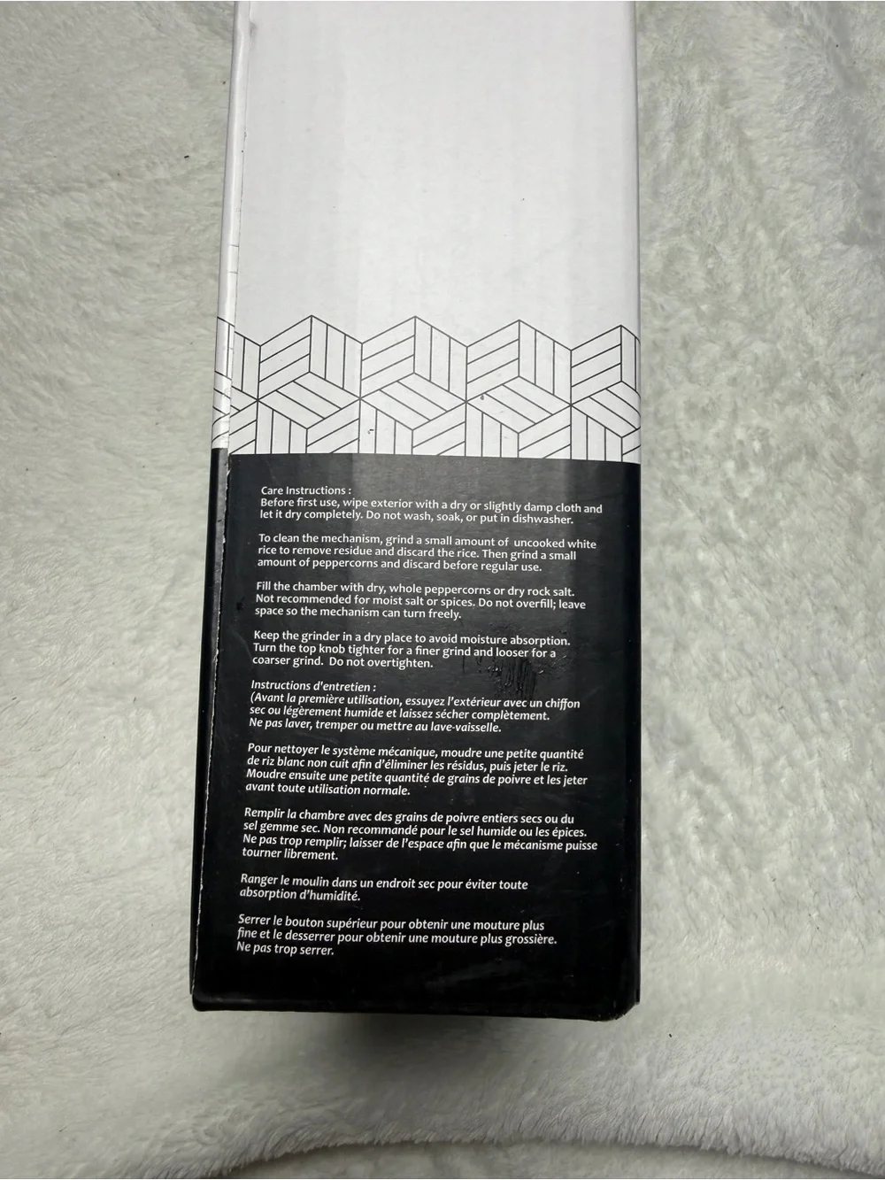 Short Stories Acacia Wood Salt and Pepper Grinder Set Manual Ceramic Mill New